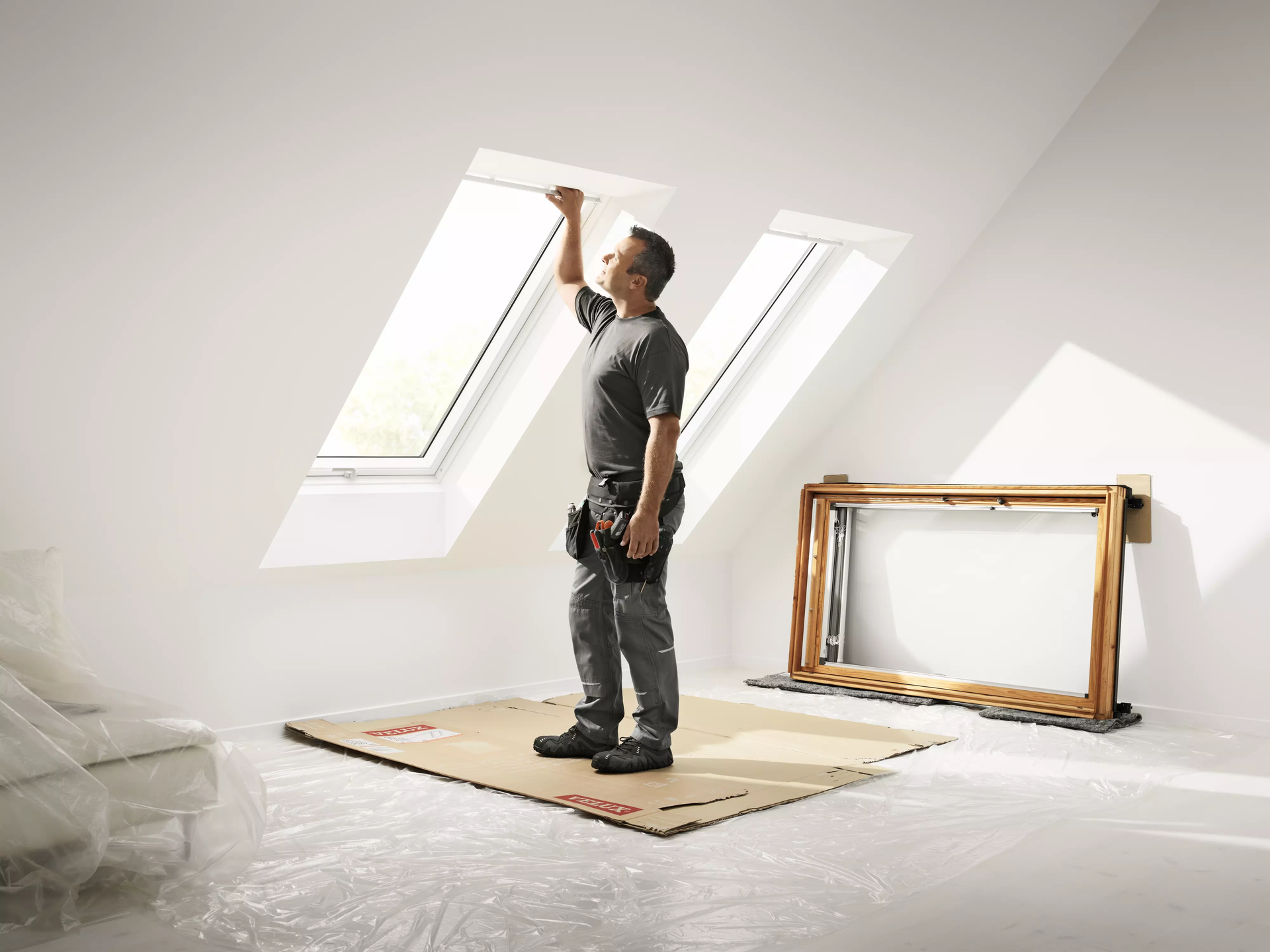 VELUX jumta logi, GGU, GLU, GPU, jumta logu apkope, jumta logu remonts